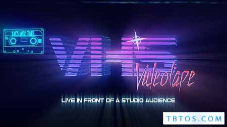 Videohive 80s VHS Scan Logo Reveal