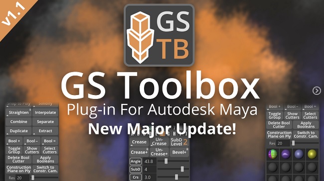 Artstation GS Toolbox v1 1 6 Maya Modeling Plugin