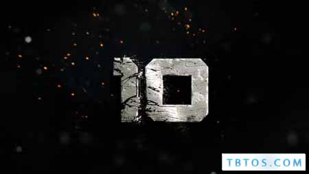 Videohive Cinematic shatter Countdown
