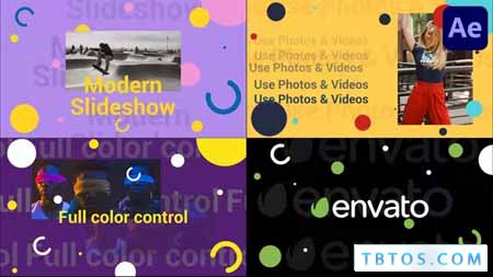 Videohive Circle Shapes Slideshow for After Effects