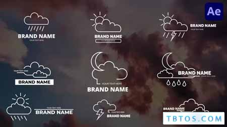 Videohive Cloud Titles After Effect