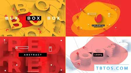 Videohive Colorful Text Intro