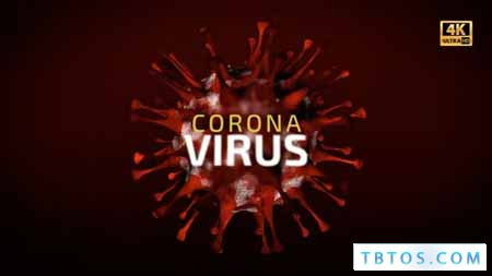 Videohive Corona Virus Titles CovID Loop 4K