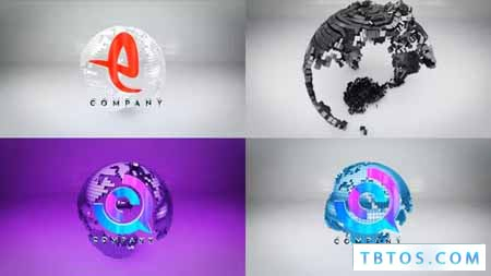 Videohive Cube Planet Logo Reveal Bundle