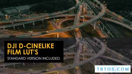 Videohive DJI D Cinelike Film and Standard LUTs for Final Cut