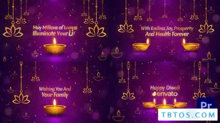 Videohive Diwali Greetings Titles MOGRT