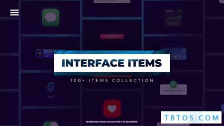 Videohive Interface Items Collection 100 Elements