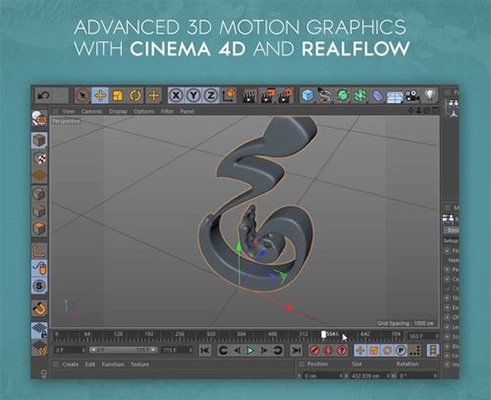 Advanced 3D motion Graphic in C4D and RealFlow