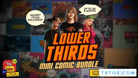 Videohive Mini Comic Bundle Lower Thirds