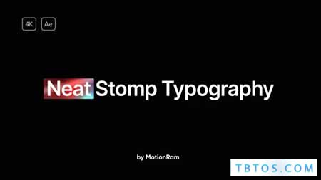 Videohive Neat Stomp Typography