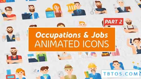 Videohive Occupations Jobs Icons Part 2 Mogrt