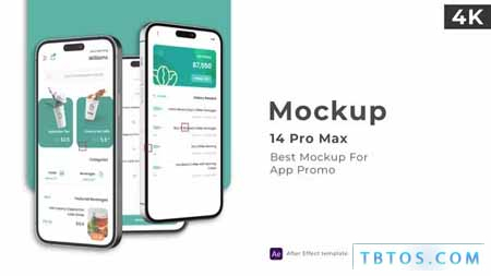 Videohive Phone Mockup 14 Pro Max