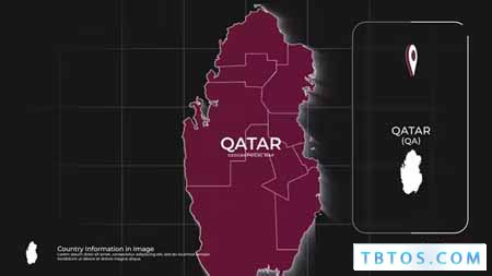Videohive Qatar Map Promo