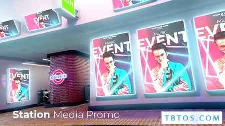 Videohive Subway Station Media Promo