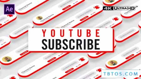 Videohive Yotube Subscribe Button