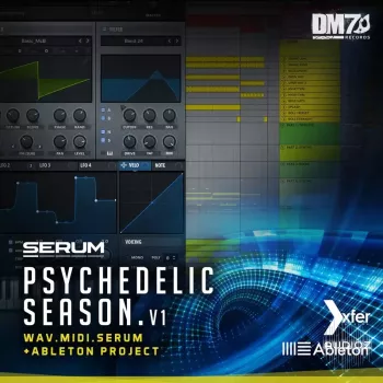 Dm7 Records Serum Psychedelic Season Vol 1 WAV MIDI Serum Ableton DECiBEL