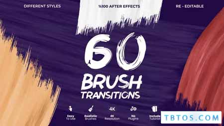 Videohive Brush Transitions