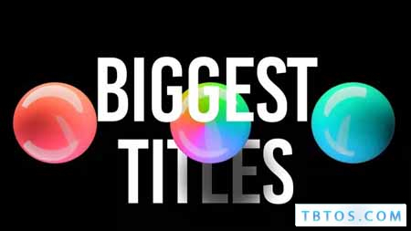Videohive Clean Colorful Typo Opener