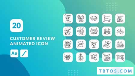 Videohive Customer Review Animated Icons After Effects