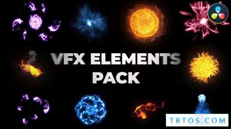 Videohive VFX Energy Elements for DaVinci Resolve