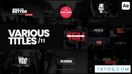 Videohive Various Titles 11