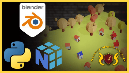 Procedurally generated scenes with Blender Python NumPy
